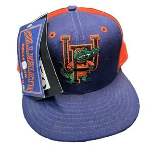 VTG Florida Gators New Era 59FIFTY Men's Wool Hat Size 7 1/8 USA Made Deadstock
